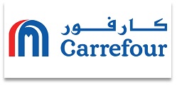 carrefour partner logo with national store llc